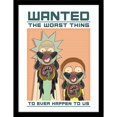 thumbnail image 1 of Rick And Morty Gloire à Glorzo-Wanted Affiche Encadrée, 1 of 1