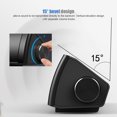 thumbnail image 3 of Altavoces USB inalámbricos portátiles con Barra de Sonido USB con subwoofers incorporados, Conector de Audio de 3.5 mm para computadora de Escritorio, computadora portátil, TV, Negro sonido PC Higoodz Accesorios Electrónicos, 3 of 7