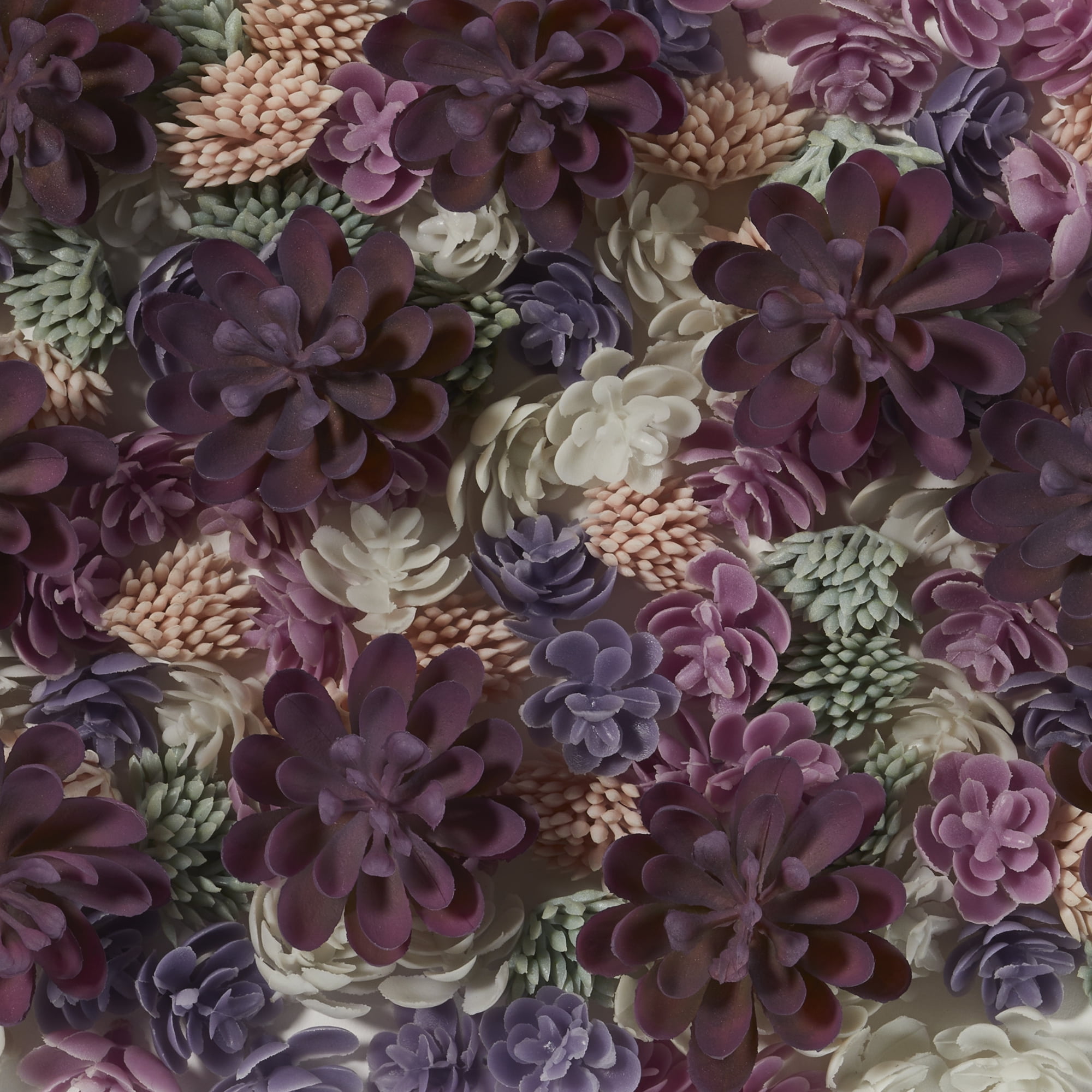 FloraCraft Artificial Succulent Vase Filler 2.8 Ounce Assorted Purple (2.8 ounce)