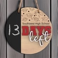 thumbnail image 2 of Graduation Countdown Wooden Sign 12 Inch Erasable Blackboard | High School/College Graduation Season Decoration | Hangable Countdown Calendar Sign | G Ift For Graduates, 2 of 5