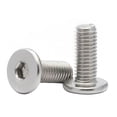 thumbnail image 2 of 5 uds-100 Uds CM M1.6 M2 M2.5 M3 M4 M5 M6 M8 304 hexagonal de acero inoxidable CM enchufe Ultra fino Super plano oblea cabeza tornillo, 2 of 4