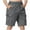 Gray, variant on ZyeKqe Boys Cargo Shorts Drawstring Elastic Waisted Short Pants Solid Color Hiking Shorts with Pockets