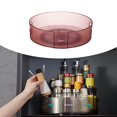 thumbnail image 3 of Anti-patín Round 360 Bandeja de Almacenamiento de Rotación Estimado Botellas Botellas Spice Rack Table Top Frut Food Cosmetic Storage Box Organizador rojo Soledad Organizador de estante de especias, 3 of 9