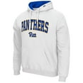 thumbnail image 2 of Men's Colosseum White Pitt Panthers Arch & Logo 3.0 Pullover Hoodie, 2 of 3