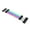 Three 8P, variant on Yammee RGB Flow ATX 24Pin GPU Dual Triple 8Pin Cord Motherboard Extension Cable for PC