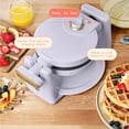 thumbnail image 2 of Beautiful Rotating Belgian Waffle Maker, Lavender by Drew Barrymore, 2 of 16
