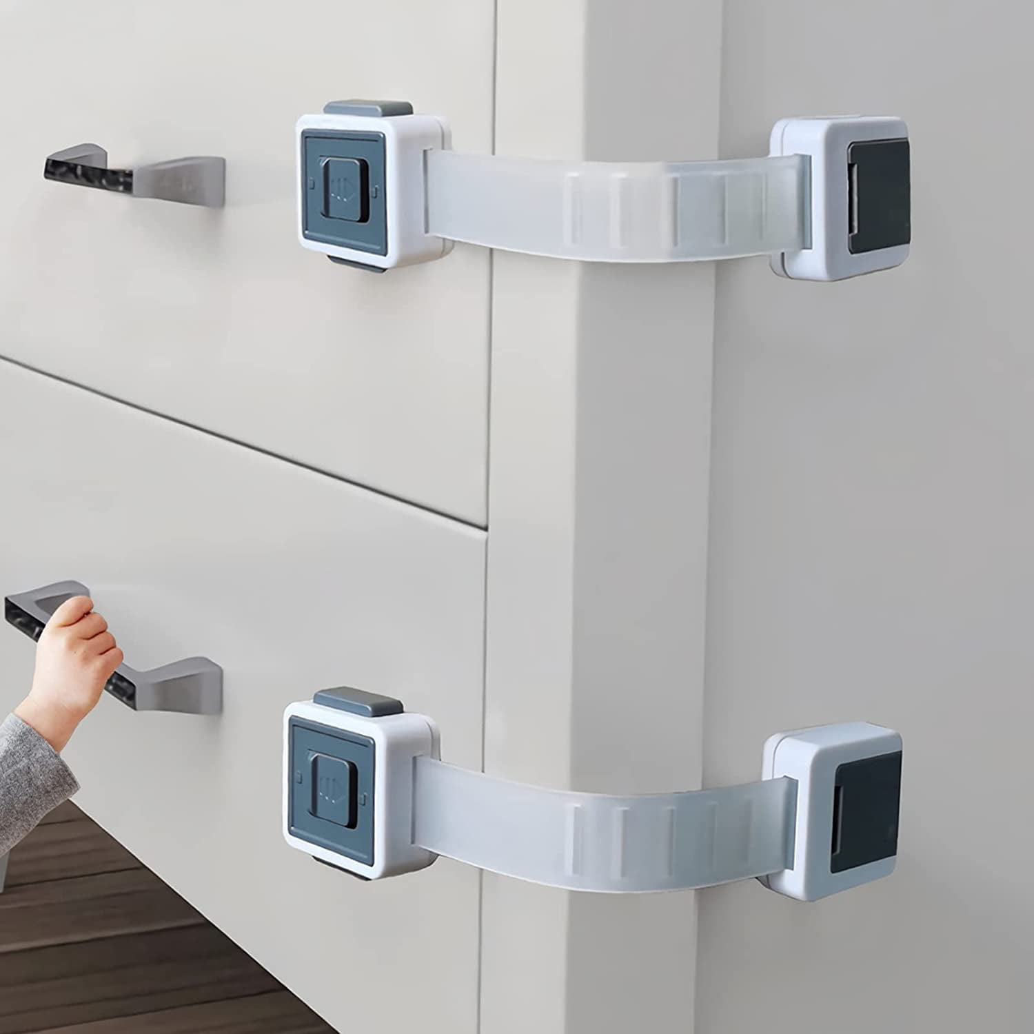 Child Locks for 4Pack Upgraded Double Lock System Child