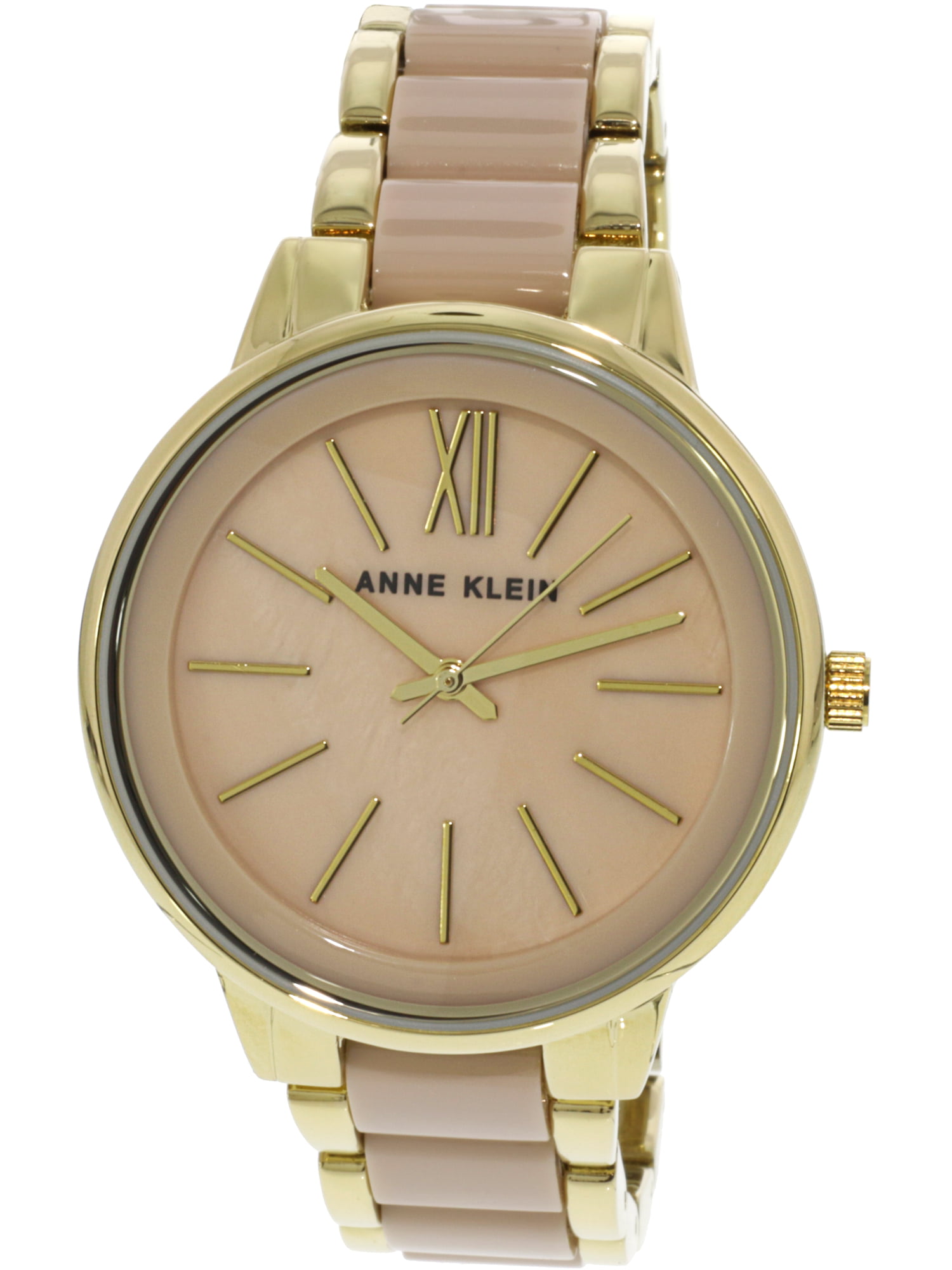 Anne Klein - Anne Klein Women's AK-1412BMGB Pink Gold Tone Stainles