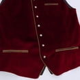 thumbnail image 5 of HBYJLZYG Stand Collar Bavarian Vest for Men Traditional Oktoberfest Gilet, Sleeveless Button Down German Costume Jacket for Beer Festival Party, Classic Folk Attire, 5 of 8