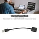 thumbnail image 3 of Adaptador de sonido USB proceso de tejido Adaptador de sonido externo USB Diseño de refuerzo para el hogar ANGGREK Otros, 3 of 8