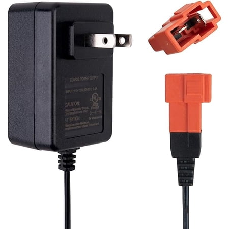 xixishop 24V Charger for Kids Ride-On Cars - 24 Volt Battery Charger for Kids Ride On Toys with Square Plug