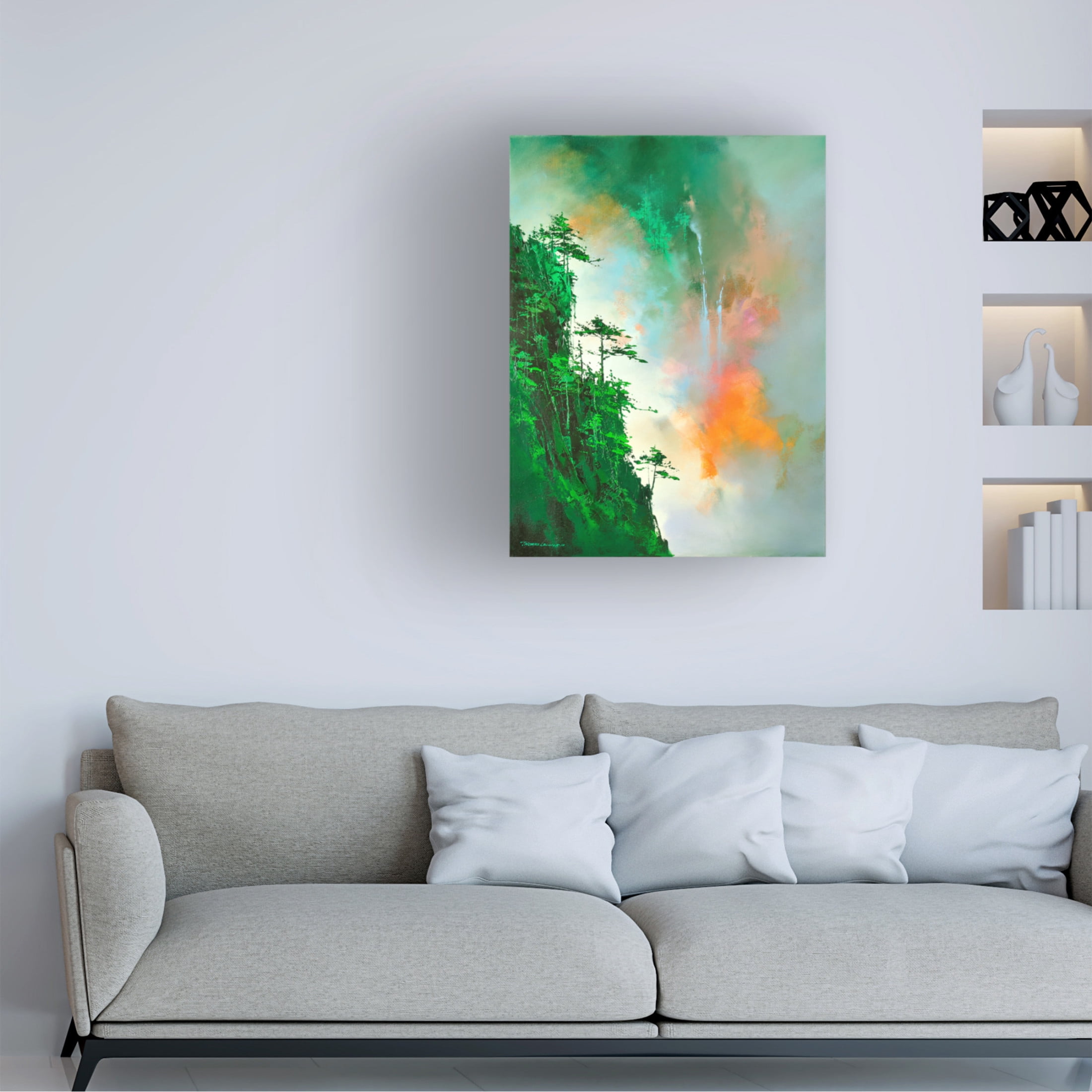 Canvas Wall Art - Thomas Leung 'Wonderland' Wall Art for Living Room, Bedroom, or Office Décor by Trademark Fine Art - 14 x 19 Inches