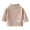 Khaki-05, variant on Ugoldhm Kids' Mock Neck Tops Long Sleeve Basic Layering Tee Soft Stretchy Fashion Shirt