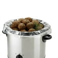 thumbnail image 3 of 100Pcs Resistance Nylon-Blend Slow Cooker Liner Roasting Turkey Bag for Cooking Medium Size Oven Bag Baking Crock Pot, 3 of 7