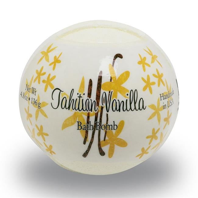 BOMBTV Tahitian Vanilla 4.8 oz. Bath Bomb