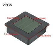 Solar Light Replacement Top, Square Solar Panel Top Replacement