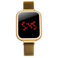 thumbnail image 3 of Luxury Stainless Steel Strap Watch Ladies Electronic Display Watch Jewelry, 3 of 9