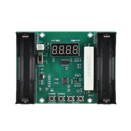 

Carevas Lithium Battery Real Capacity Tester Module Battery Capacity Meter Discharge Tester Analyzer DC5- Digital Battery Testing PCB Module