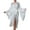 White-A, variant on Women's Satin Robe Short Ruffle Hem Silky Robes Lightweight Kimono Brides Bathrobes Sleepwear S White