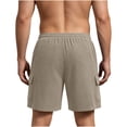 thumbnail image 4 of Afuyipoi Men’s Baggy Cargo Shorts, Casual Relaxed Fit Sportswear & Workwear Summer Shorts Khaki Size XL, 4 of 7