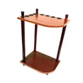 thumbnail image 4 of Soporte de palo de piscina, soporte de palo de billar, contiene 7 señales de soporte de piso, estante de señal de billar de madera, estante de señal, 4 of 8