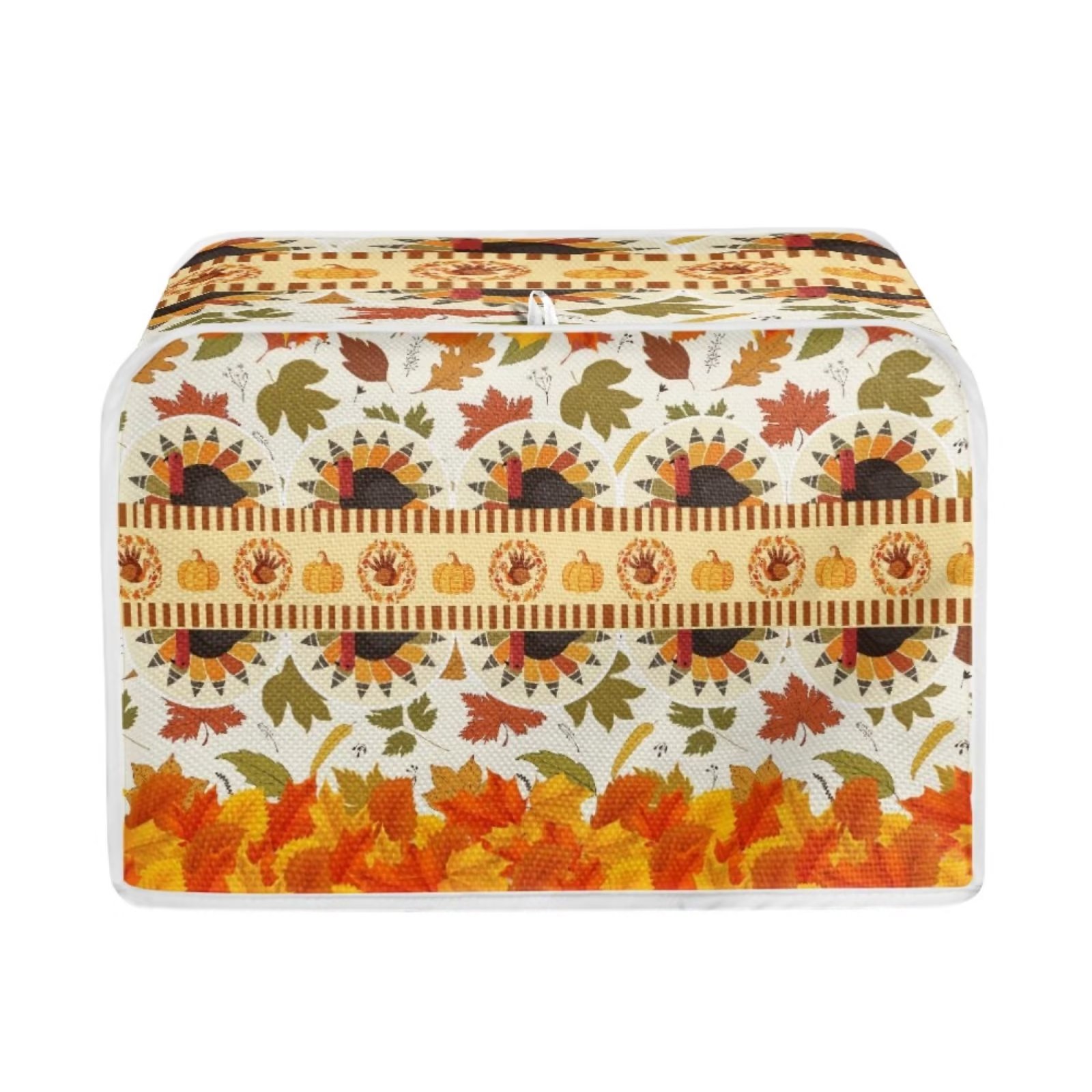 Pzuqiu Toaster Dust Cover 4 Slice,Harvest Sunflower Maple Leave Anti