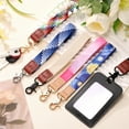 thumbnail image 4 of Uxcell Wrist Lanyard Keychain 7.87 inch Braided Wristlet Strap with Silver Clasp Hand Key Holders Lanyard Pink, 4 of 6