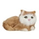 thumbnail image 1 of Simulación de animales de peluche gato vívido decoración del hogar realista suave lindo gato de peluche esponjoso, 1 of 14