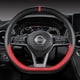 thumbnail image 1 of Car Steering Wheel Cover For Nissan X-Trail Qashqai March Serena Micra Kicks 2017-2019 Altima Teana 2019 Auto Accessories, 1 of 5