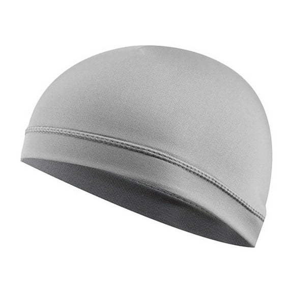 Soumake 1Pc/6Pcs Outdoor Cycling Skull Hat Solid Color/Camouflage Sports Hat Sweat Wicking Running Caps Women Men Bicycle Helmet Liner Cycling Accessories