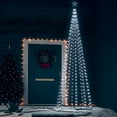 thumbnail image 5 of vidaXL Christmas Cone Tree Decoration Artificial Christmas Tree with LEDs, 5 of 19