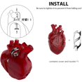 thumbnail image 5 of Unbranded Multiple Wireless Earphones Heart Drop-Proof Case with Carabiner, Red, 5 of 8
