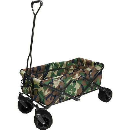 All-Terrain Folding Wagon, (Camo) - Multipurpose Cart
