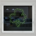 thumbnail image 4 of Northlight Lighted St. Patrick's Day Irish Shamrock Window Silhouette - 17", 4 of 10