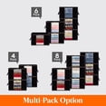 thumbnail image 3 of Lifewit 8 Packs Clothes Storage Bag, Storage Bins for Clothes, Blankets, Comforters, Foldable, 60L, Black, 3 of 6