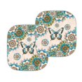 thumbnail image 2 of Bulopur Butterfly Boho Mandara Car Windshield Sunshade Blocks Heat Car Sun Shade Windshield Foldable and Durable Car Window Shades 2 Pack Window Sun Blocker for Most Cars, 2 of 6