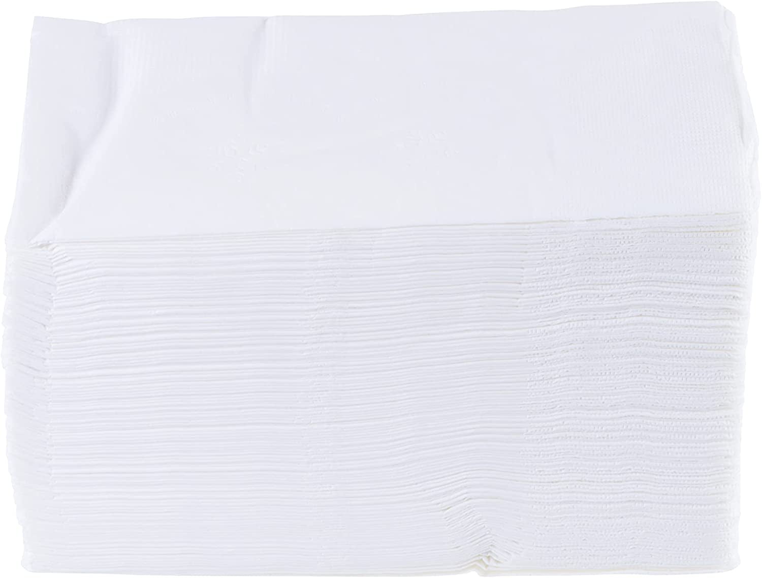 Luxe 15 x 17 White Dinner Napkin - 2ply