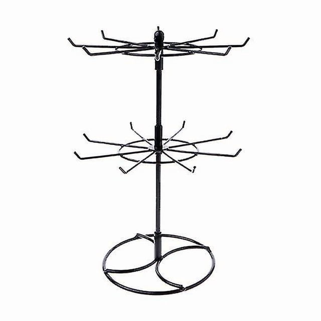 2 Tier Rotating Necklace Holder Jewelry Tree Bracelet Stand Display Organizer For, Bracelets, Earrings, Rings--
