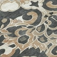 thumbnail image 2 of Dalyn Rugs Machine Washable Indoor/Outdoor Chantille Charcoal 10' x 14' Rug, 2 of 9