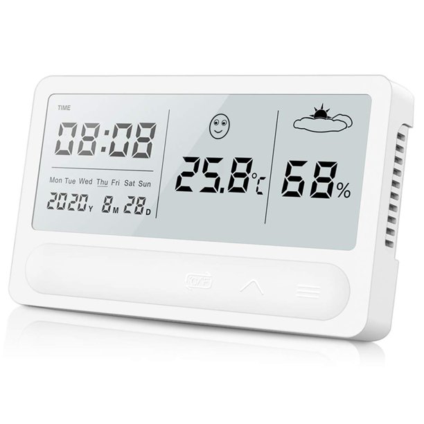 Indoor Digital Thermometer Hygrometer, Accurate Room Temperature Gauge