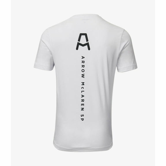 McLaren Indy Car Men's Core Logo Drivers T-Shirt -White