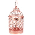 thumbnail image 4 of Linternas decorativas para velas portavelas de Metal pequeño jaula para pájaros colgante centros de mesa decorativos vintage para bodas fiestas y Navidad ANGGREK Otros, 4 of 8