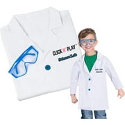 Click N' Play Science Lab Role Play Dress Up Set White