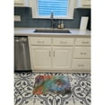 thumbnail image 3 of Brunette Mermaid Water Fantasy Machine Washable Memory Foam Mat, 3 of 4