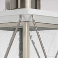 thumbnail image 5 of Luxury Colonial Outdoor Post Light, 20''H x 9''W, with Tudor Style Elements, French Country Design, Stainless Steel Finish and Shatterproof Glass, UHP1220, 5 of 6