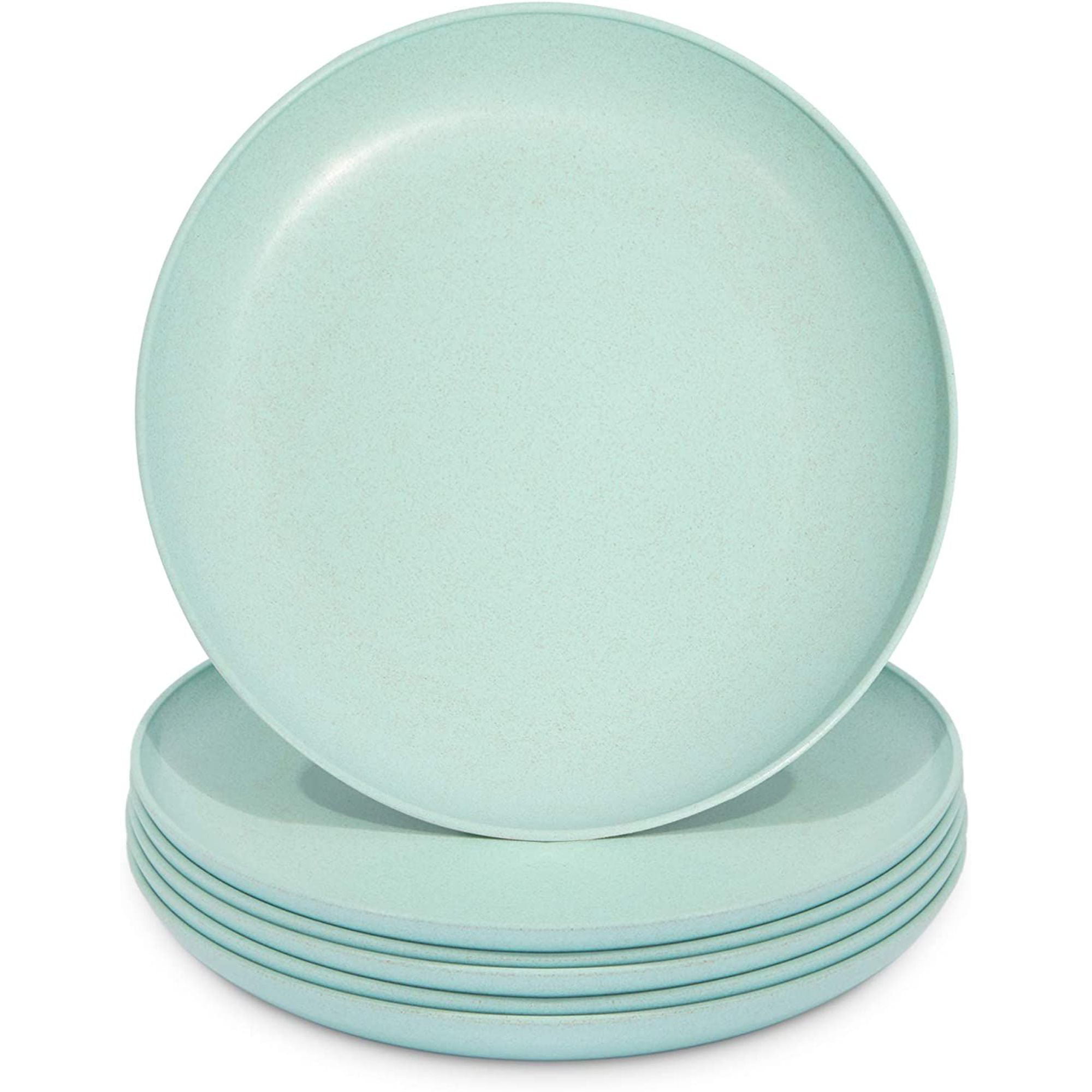 Personalised Photo 8'' Medium Green Rim Ceramic Plate 
