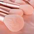thumbnail image 4 of OULII 12pcs Makeup Brushes Face Professional Use Golden Round Handle Electroplating Design Plastic, 4 of 6