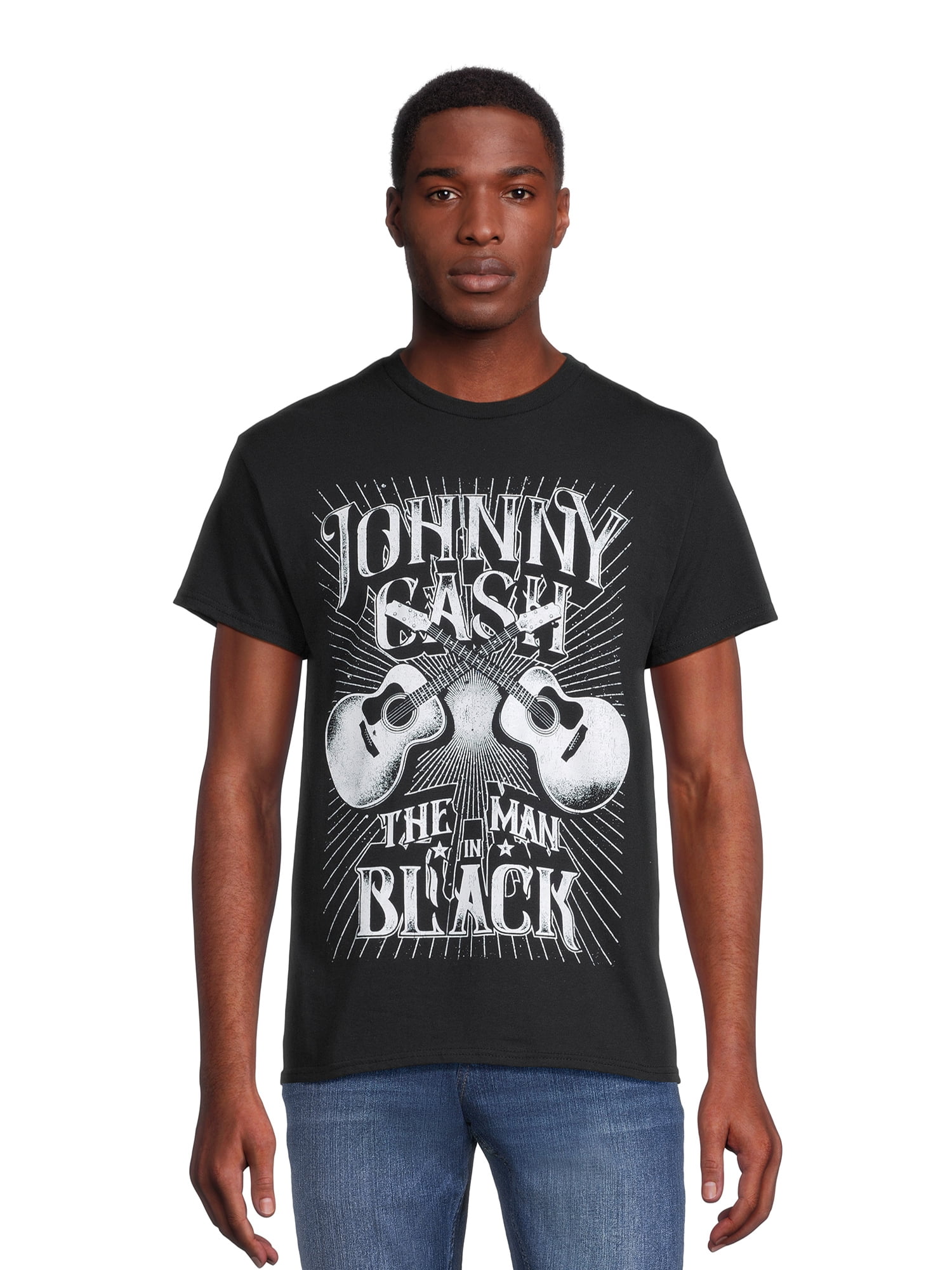 Grey Johnny Cash Tee