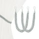 thumbnail image 1 of Uxcell 2-Set Sujetadores de Cortina con Ganchos de Metal Negro para Decoración de Ventanas del Hogar, 1 of 1