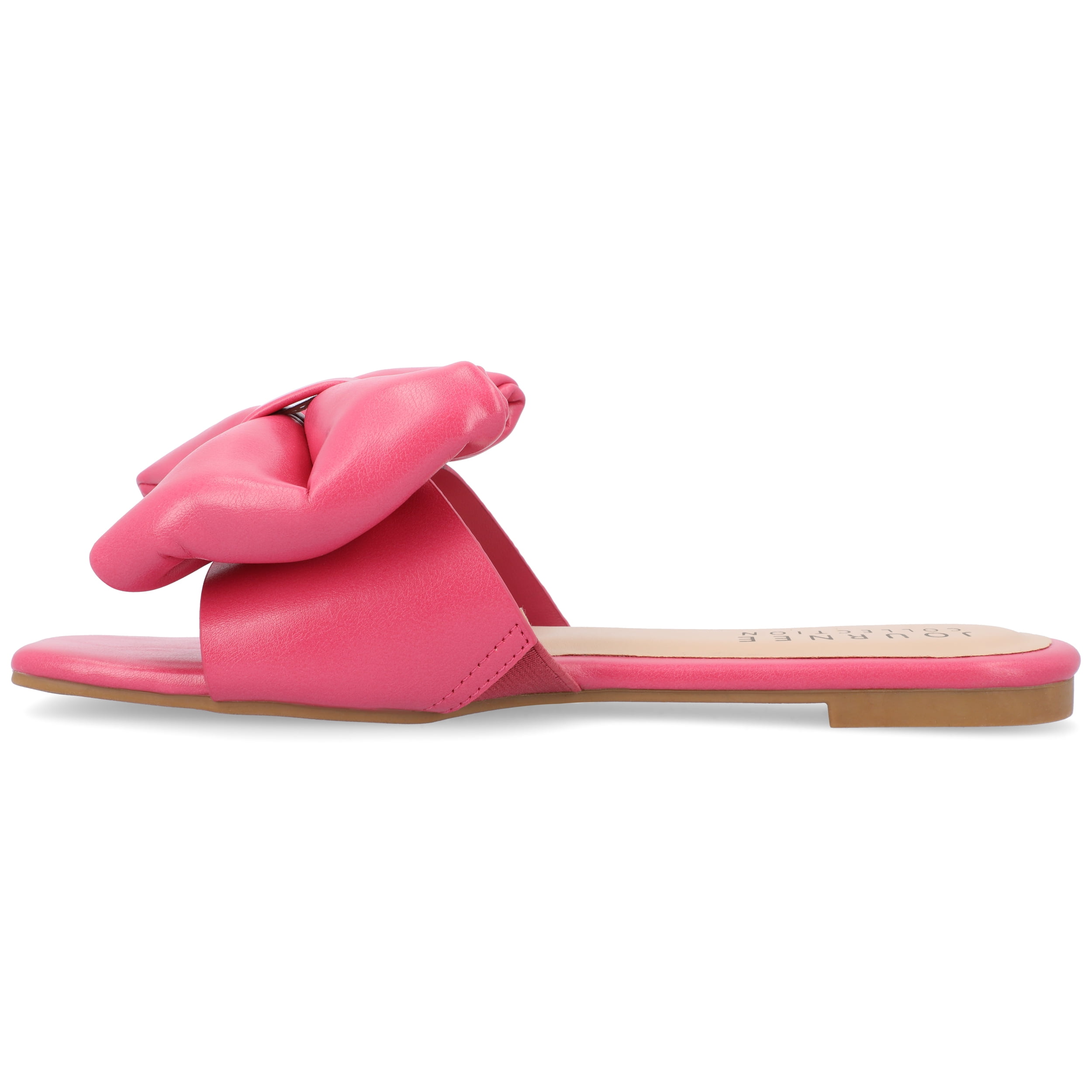 Journee Womens Fayre Slip On Flat Sandals, Widths Available